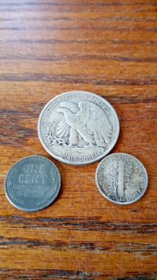 LOT 56 THREE 1943 COINS