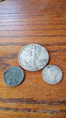 LOT 56 THREE 1943 COINS