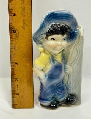 Royal Copley Little Boy Ceramic Vase