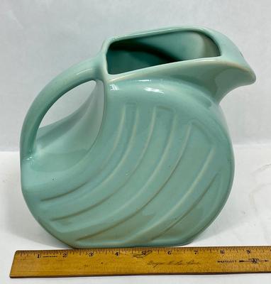 Vintage Alamo Pottery Pitcher #760 Turquoise