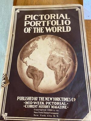 Antique Pictoral Portfolio of the World, Published 1922