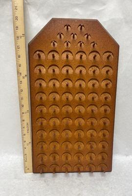 Wooden Sewing Thread Organizer Holder