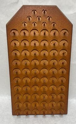 Wooden Sewing Thread Organizer Holder