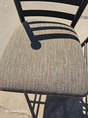 Lot 33: Metal & Fabric Stools
