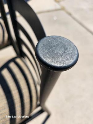 Lot 33: Metal & Fabric Stools