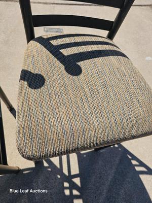 Lot 33: Metal & Fabric Stools