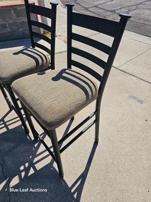 Lot 33: Metal & Fabric Stools