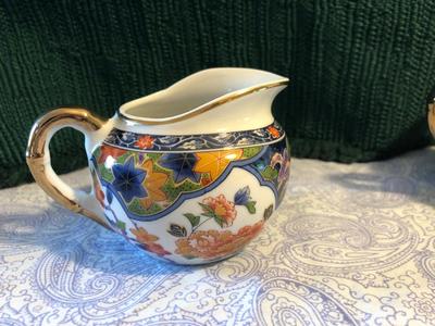 TAKASHI Ornate Teapot, Creamer, and Sugar