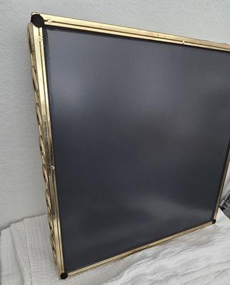 Lot 40: Gold Tone Mirrored Tray