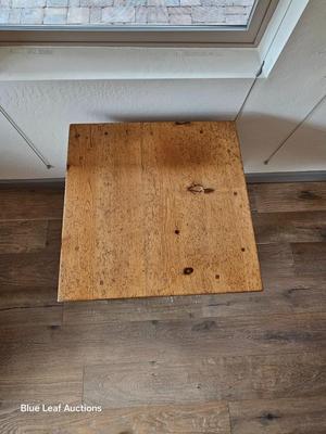 Lot 41: Solid Wood Side Table w/ Drawer