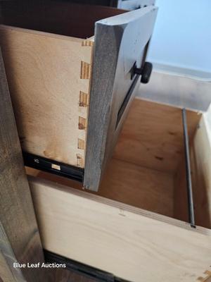 Lot 42: Joshua Creek Executive Desk - Grey