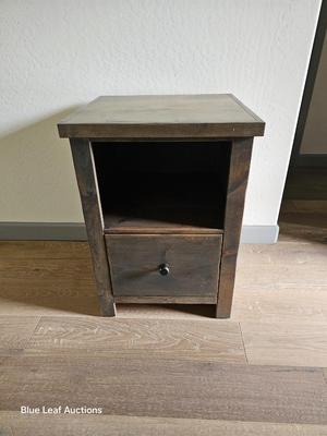 Lot 43: Grey Wooden Side Cabinet