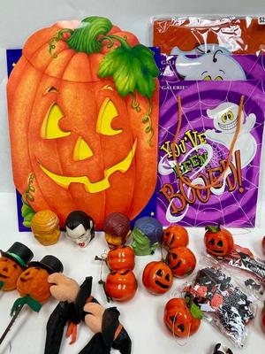 Vintage Halloween party favor decor Lot