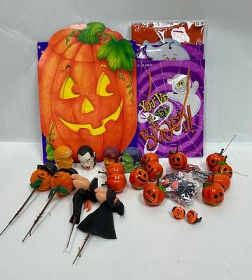 Vintage Halloween party favor decor Lot