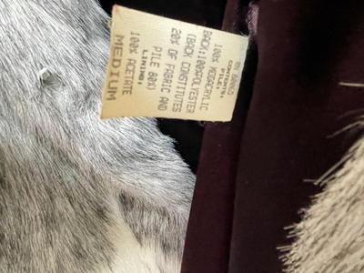 Olympia Limited Inc. Faux Fur Coat made in USA size M medium