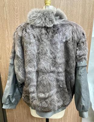 Women's Rabbit Fur & leather Jacket