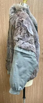 Women's Rabbit Fur & leather Jacket