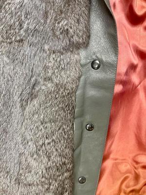 Women's Rabbit Fur & leather Jacket