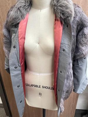 Women's Rabbit Fur & leather Jacket