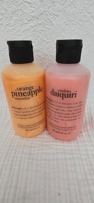 Lot 48:Philosophy Shower Gels - (8) different scents in the lot
