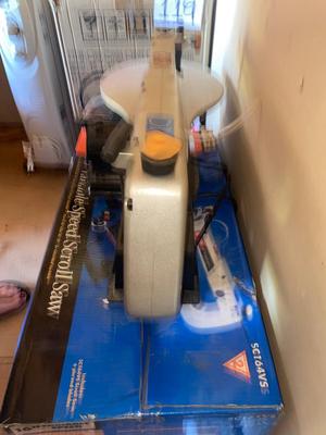 LIKE NEW!! RYOBI 16” Variable Speed Scroll Saw with the Bonus 24” Finish Sander!