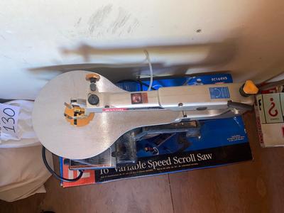 LIKE NEW!! RYOBI 16” Variable Speed Scroll Saw with the Bonus 24” Finish Sander!