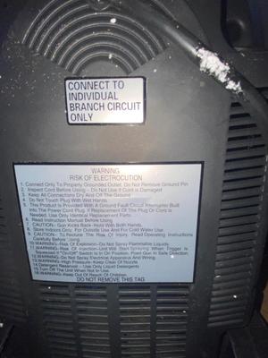 Brand New Chicago Electric 1800psi Pressure Washer Model# 2433