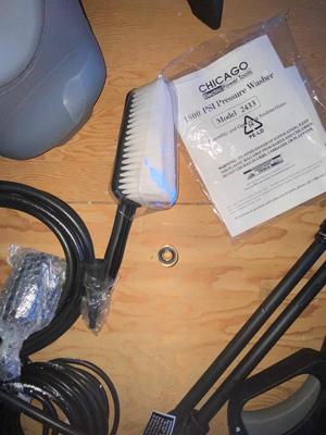 Brand New Chicago Electric 1800psi Pressure Washer Model# 2433