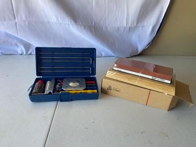 LANSKY KNIFE SHARPENER AND A DDFiohef Sharpener