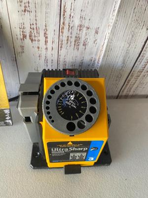 ULTRA SHARP DRILL BIT, KNIFE & SCISSOR SHARPENER AND NEW DRILL BITS!