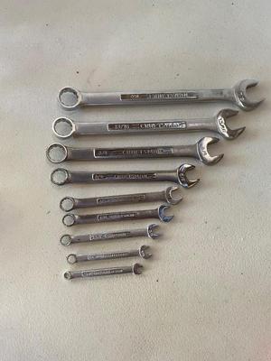 9 piece Craftsman Wrench’s SAE Style