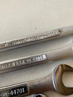 9 piece Craftsman Wrench’s SAE Style