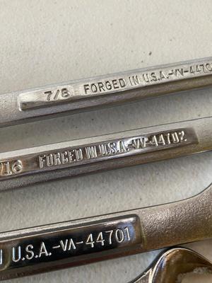 9 piece Craftsman Wrench’s SAE Style