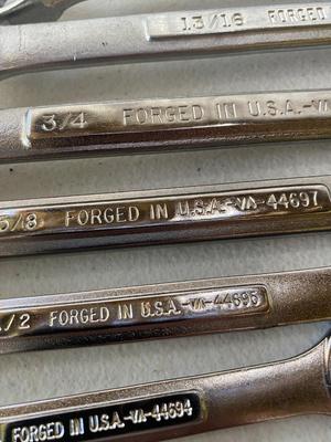 9 piece Craftsman Wrench’s SAE Style