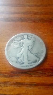 LOT 68 1918-S WALKING LIBERTY HALF DOLLAR
