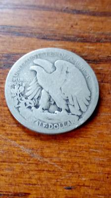 LOT 69 1917-S WALKING LIBERTY HALF DOLLAR