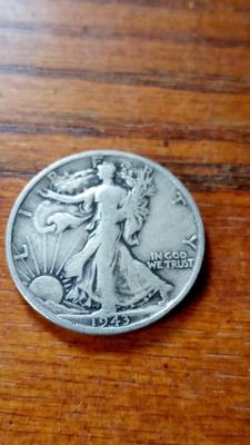 LOT 70 WW II SILVER COIN