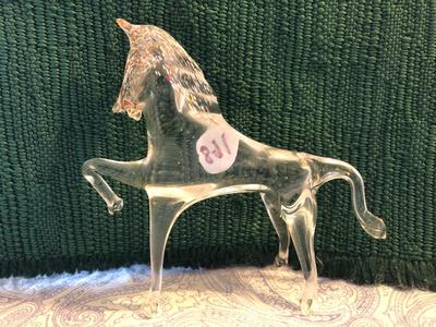 Vintage Murano Venetian Glass Horses | LOT ONE