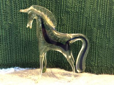 Vintage Murano Venetian Glass Horses | LOT ONE