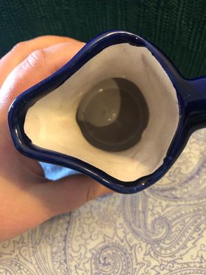 Handpainted Folk Art Mexican Tea Pot, Creamer, and Sugar, Signed