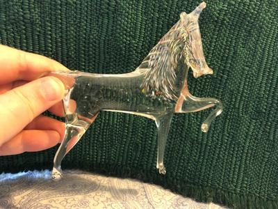 Vintage Murano Venetian Glass Horses | LOT TWO