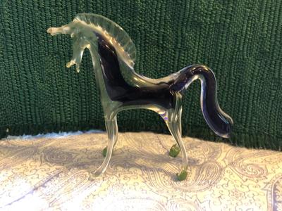Vintage Murano Venetian Glass Horses | LOT THREE