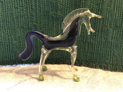 Vintage Murano Venetian Glass Horses | LOT THREE