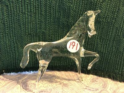 Vintage Murano Venetian Glass Horses | LOT THREE