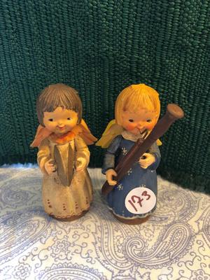 Vintage ANRI Music Angel with Wings Figurines