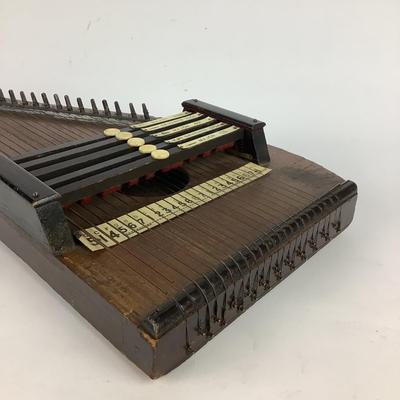 538 Antique Zimmerman Co. Autoharp 23 String Harp
