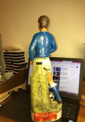 Limited Hand Painted 17.5” Tall Italy World Cup Champions 1934/38/82 Large Decanter Statue as Pictured. (Soccer World Cup Hand Painted...