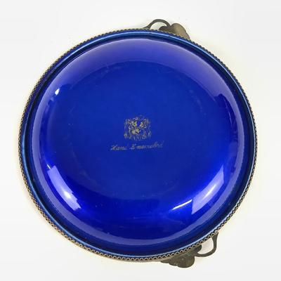 542 Vintage Evans Enamel Leaf Dish