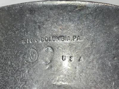 Vintage Wilton Solid Pewter RWP Water Pitcher Columbia PA USA 6" Tall in Good Preowned Condition.