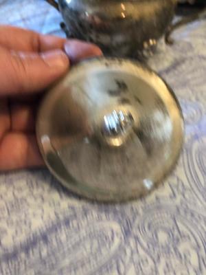 Vintage Silverplate International Silver Co Teapot, Creamer, and Sugar